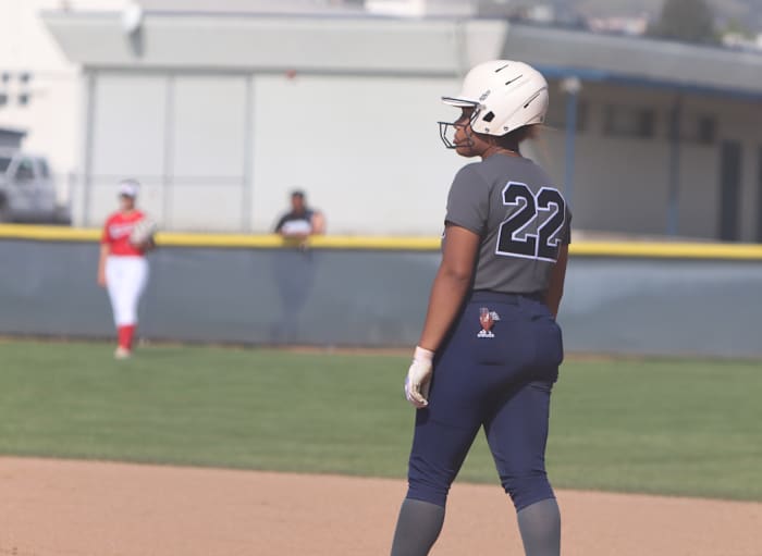 Aquinas softball Jaeya Butler profile by John Murphy 4-21-23042020233596